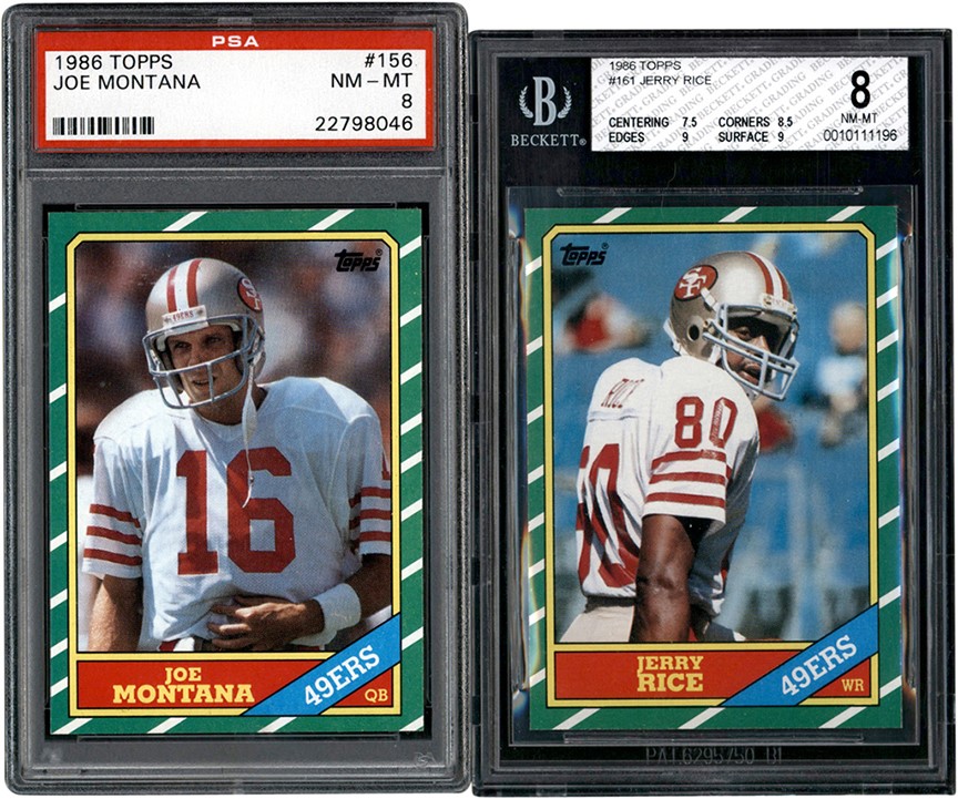 Football Cards - 1986 Topps Football Complete Set (396) w/PSA & BGS Graded