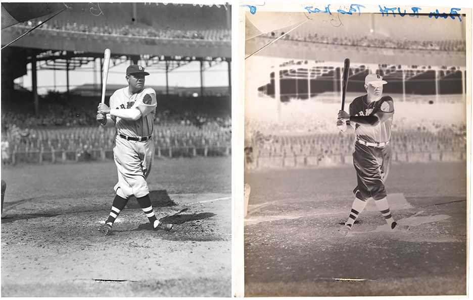 - 1935 Babe Ruth Original Charles Conlon Film Negative