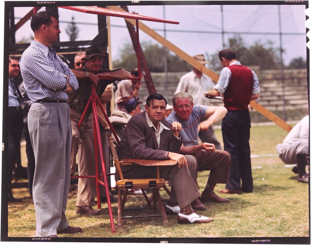 - Rare Babe Ruth Original Color Film Negative
