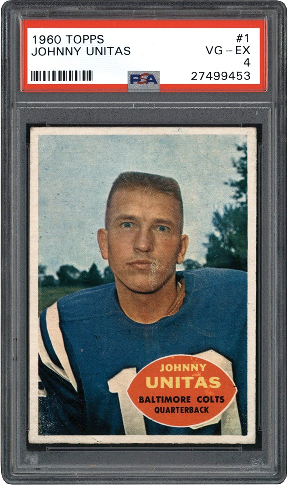 - 960 Topps Football Complete Set (132 w/PSA)