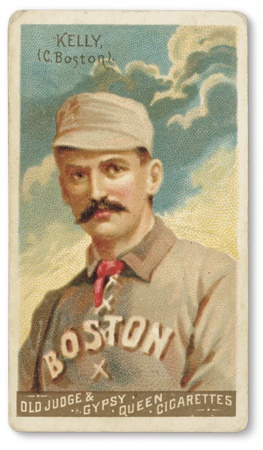 Baseball and Trading Cards - Old Judge Mike “King” Kelly
