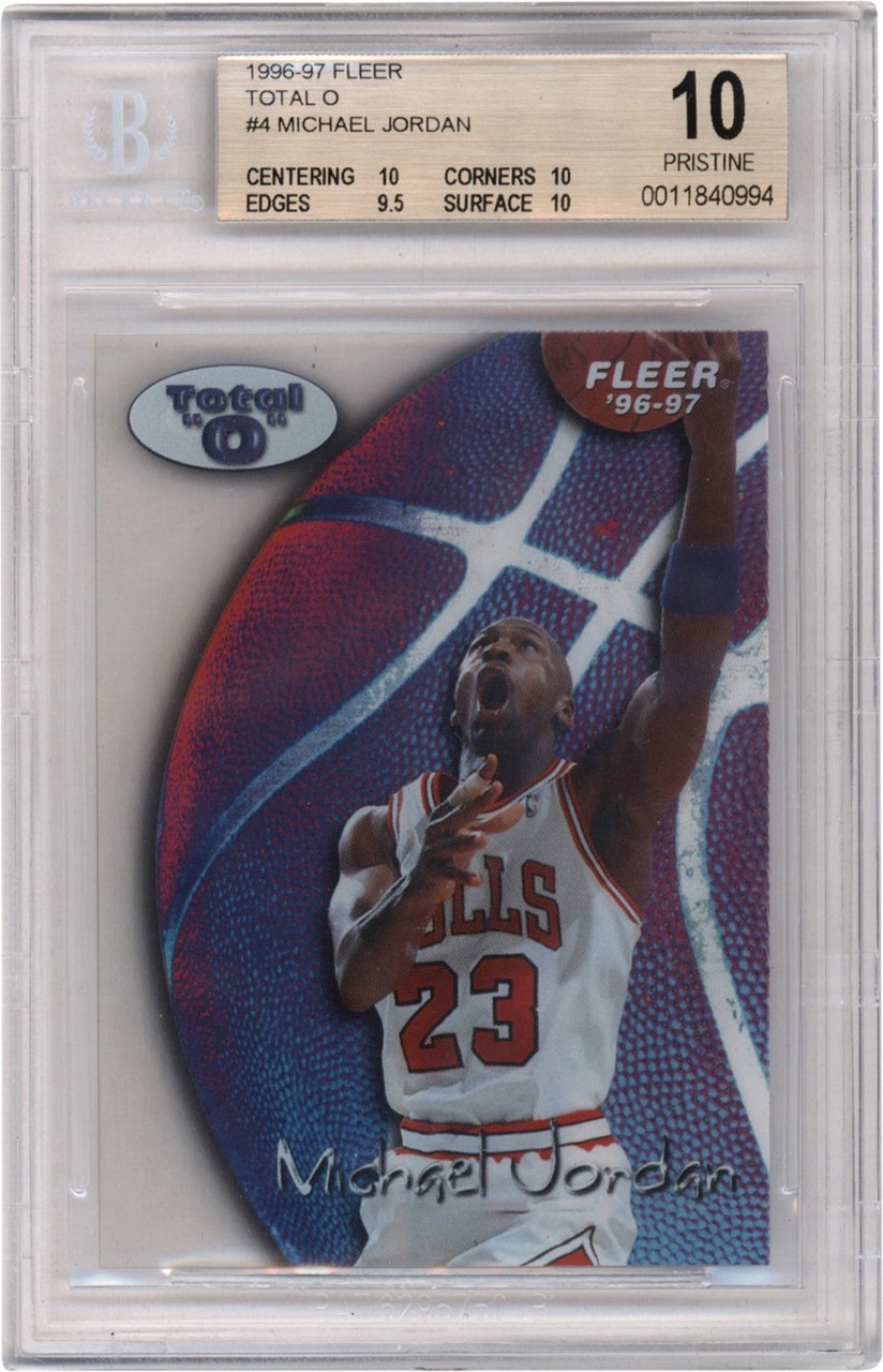 - 1996-97 Fleer Total O #4 Michael Jordan BGS PRISTINE 10