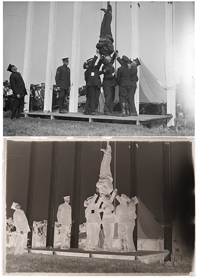 - Harry Houdini Original Glass Plate Negative
