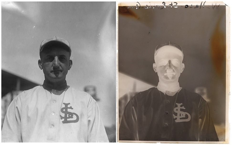 - Bobby Wallace Original Glass Plate Negative