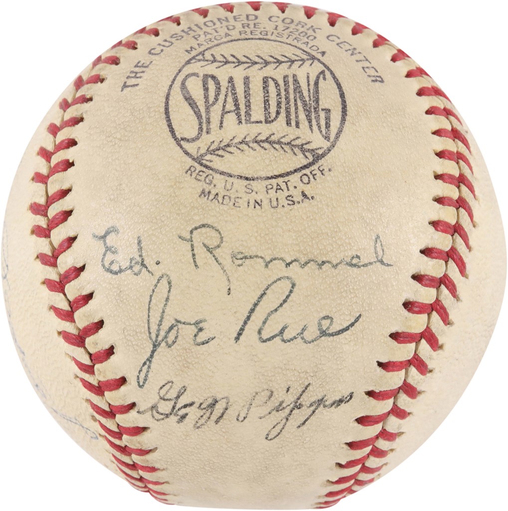 - 1943 St. Louis Cardinals Sportsman's Park World Series Game Used Baseball