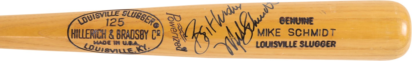 Baseball Equipment - 1973-75 Mike Schmidt Philadelphia Phillies Rookie Era Signed Professional Model Bat (PSA)