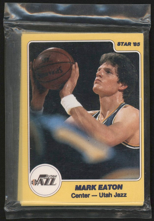 Basketball Cards - 985 Star Basketball Utah Jazz Factory Sealed Team Set w/John Stockton Rookie