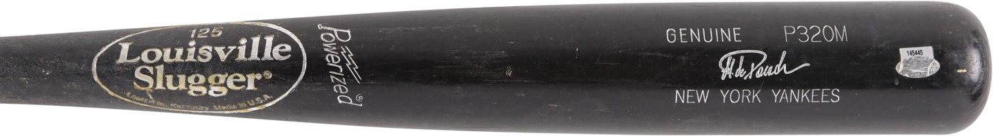 Baseball Equipment - 2009 Jorge Posada Game Used New York Yankee Bat (PSA)