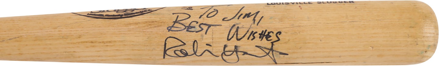 Baseball Equipment - 1983-1986 Robin Yount Milwaukee Brewers Signed Game Used Bat (PSA GU 8)