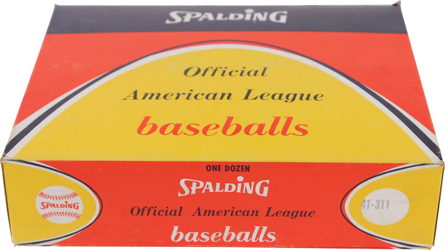 Baseball Equipment - One Dozen 1970s Individually Sealed Official American League Baseballs