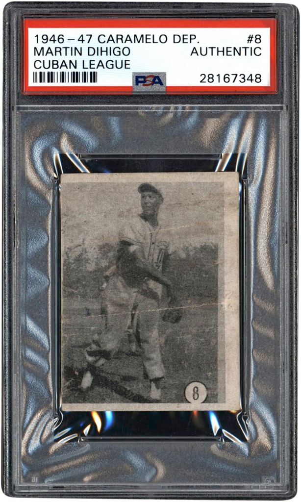 Vintage Sports Photographs - 1946-1947 Caramelo Deportivo Cuban League Martin Dihigo PSA Authentic