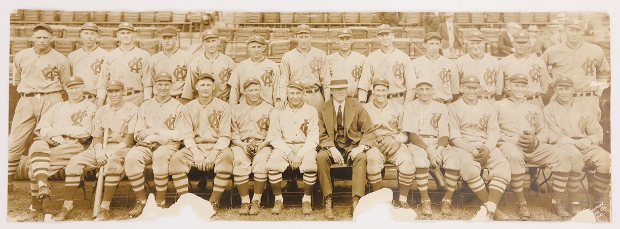Vintage Sports Photographs - Early 1900's Kansas City Panorama Photo