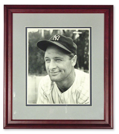 NY Yankees, Giants & Mets - Lou Gehrig Photo