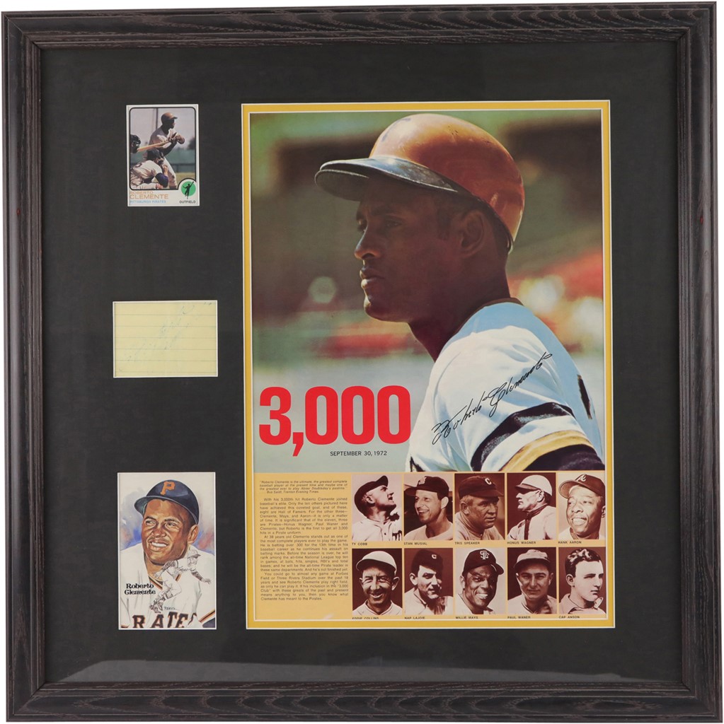 - Roberto Clemente Signature Display (PSA)