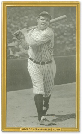 Baseball and Trading Cards - 1934 Babe Ruth Goudey Premium R309-1
