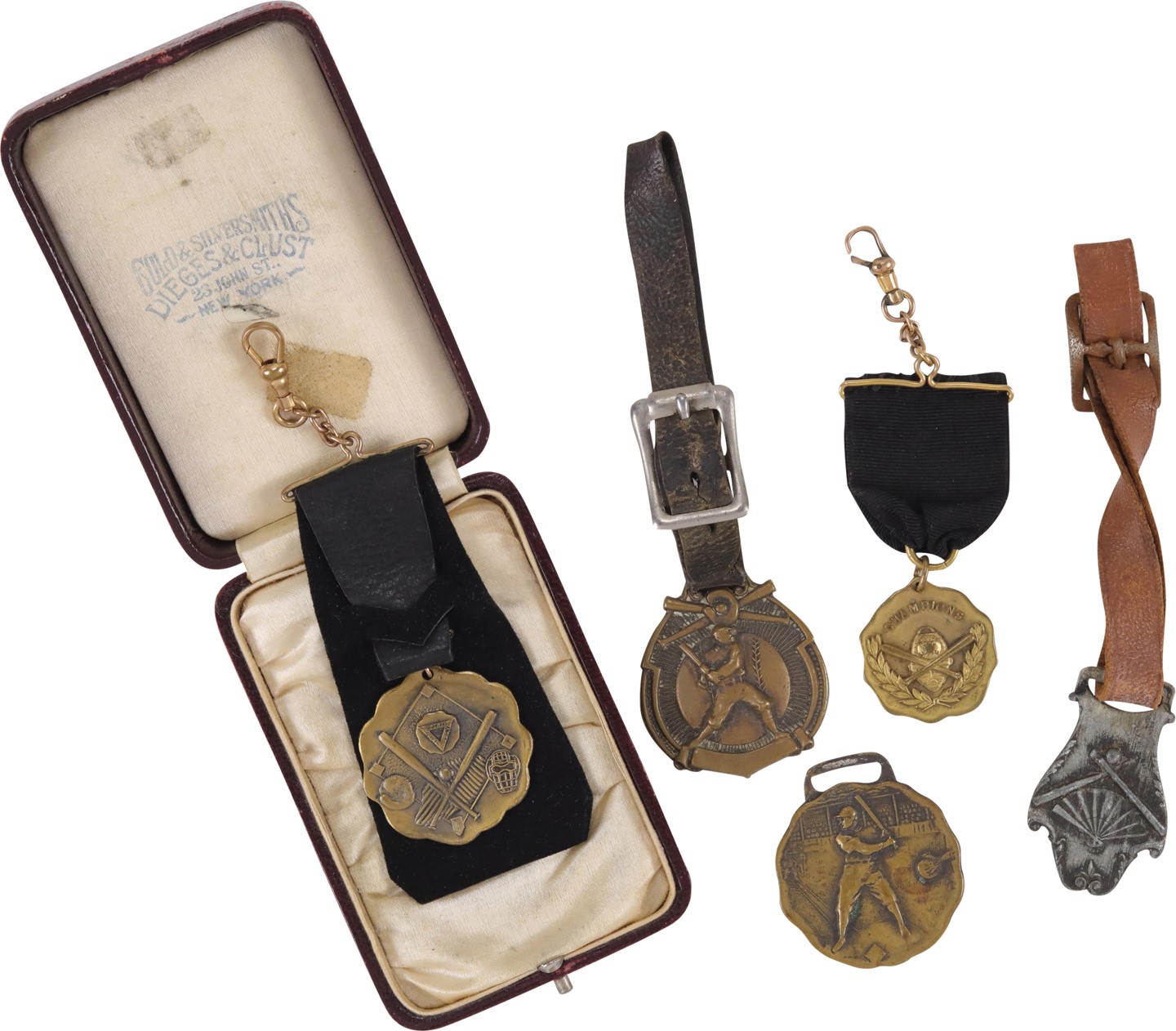 - Vintage Baseball Watch Fobs (5)