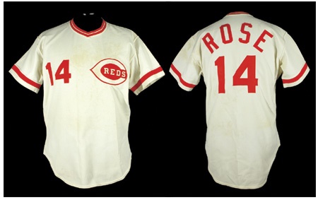 Pete Rose - 1974 Pete Rose Game Worn Jersey