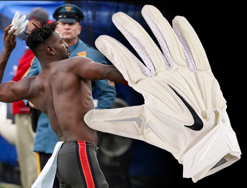 - tonio Brown Meltdown Game Used Glove