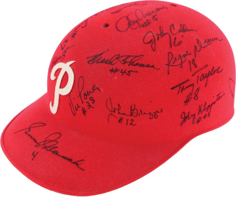 - 1964 Philadelphia Phillies Team Signed Helmet