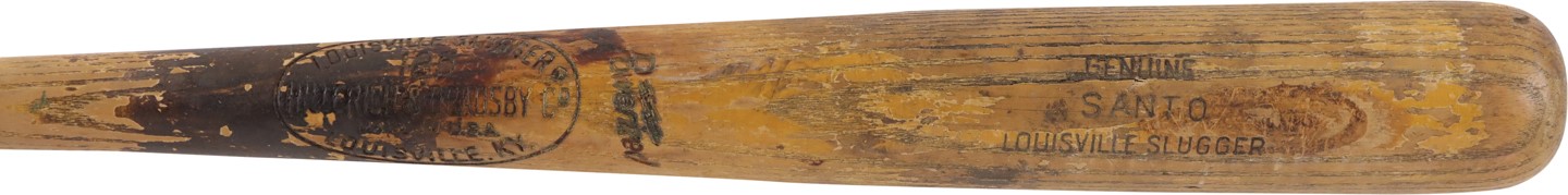 Baseball Equipment - 1965-1969 Ron Santo Chicago Cubs Game Used Bat