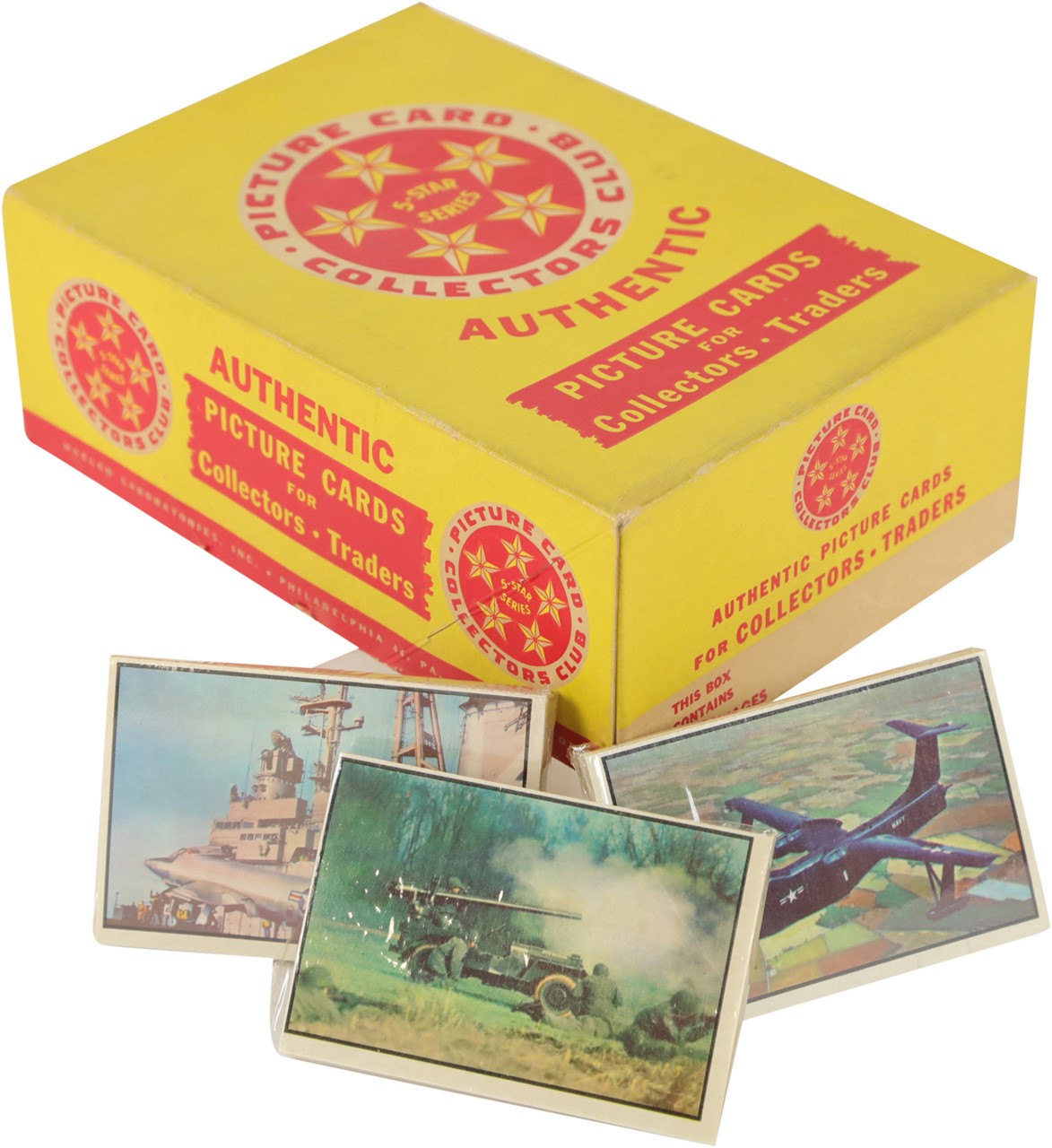 - 1953 Bowman Power For Peace/NBC Radio & Television Stars Cello Box with 14 Packs