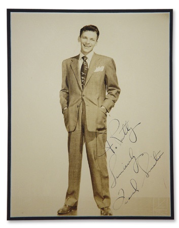 Sports Autographs - Vintage Signed Frank Sinatra Photo