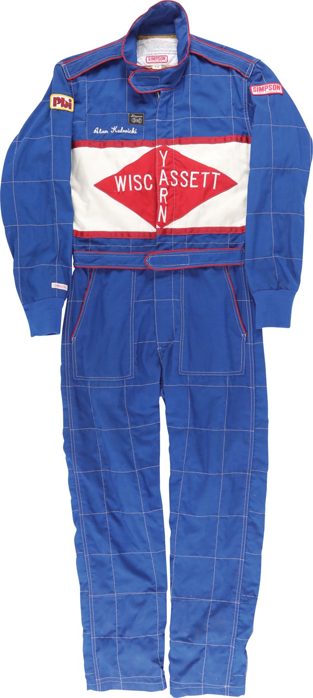 - Rare 1989 Alan Kulwicki Nascar Race Worn Suit