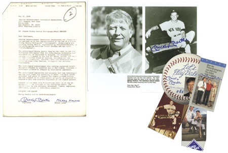 Mickey Mantle Signature Collection (20)