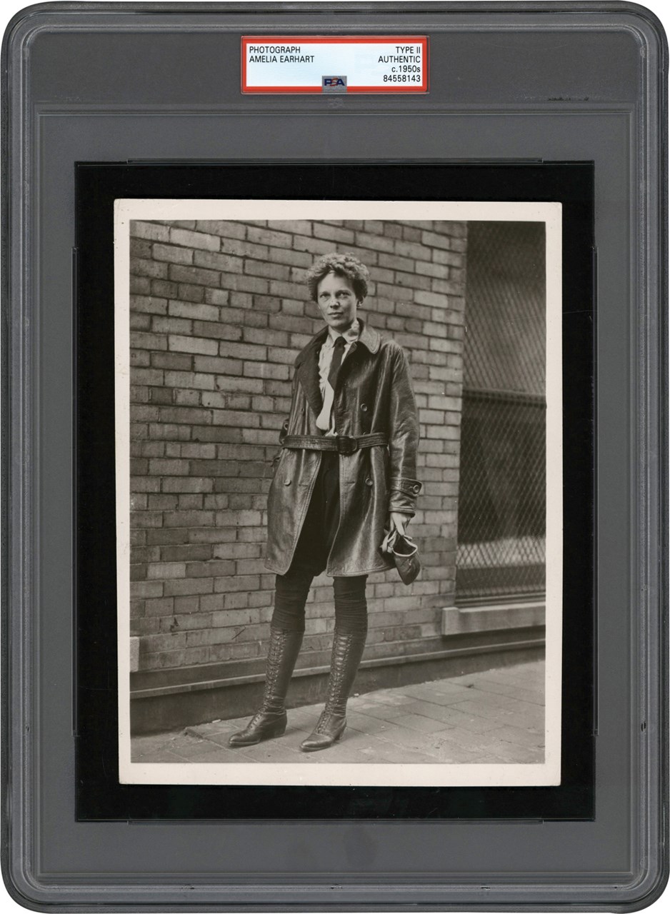 The Brown Brothers Photograph Collection - Amelia Earhart Photograph (PSA Type II)