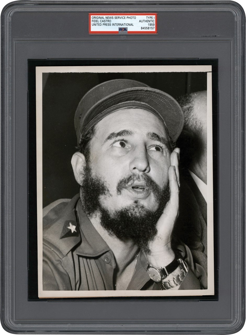 The Brown Brothers Photograph Collection - 1959 Fidel Castro Photograph (PSA Type I)