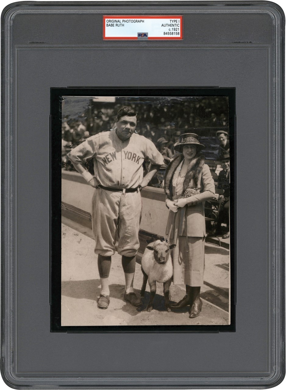 The Brown Brothers Photograph Collection - 1921 Babe Ruth Photograph (PSA Type I)