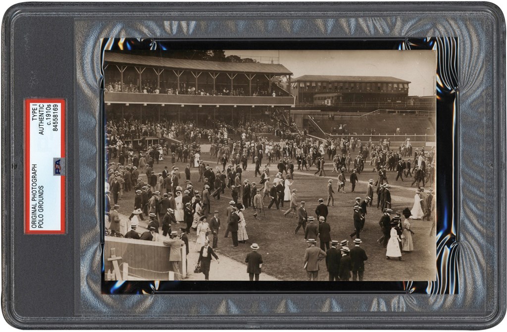 The Brown Brothers Photograph Collection - Circa 1910s Fans on the Field at the Polo Grounds Photograph (PSA Type I)