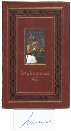 Muhammad Ali Signed Book