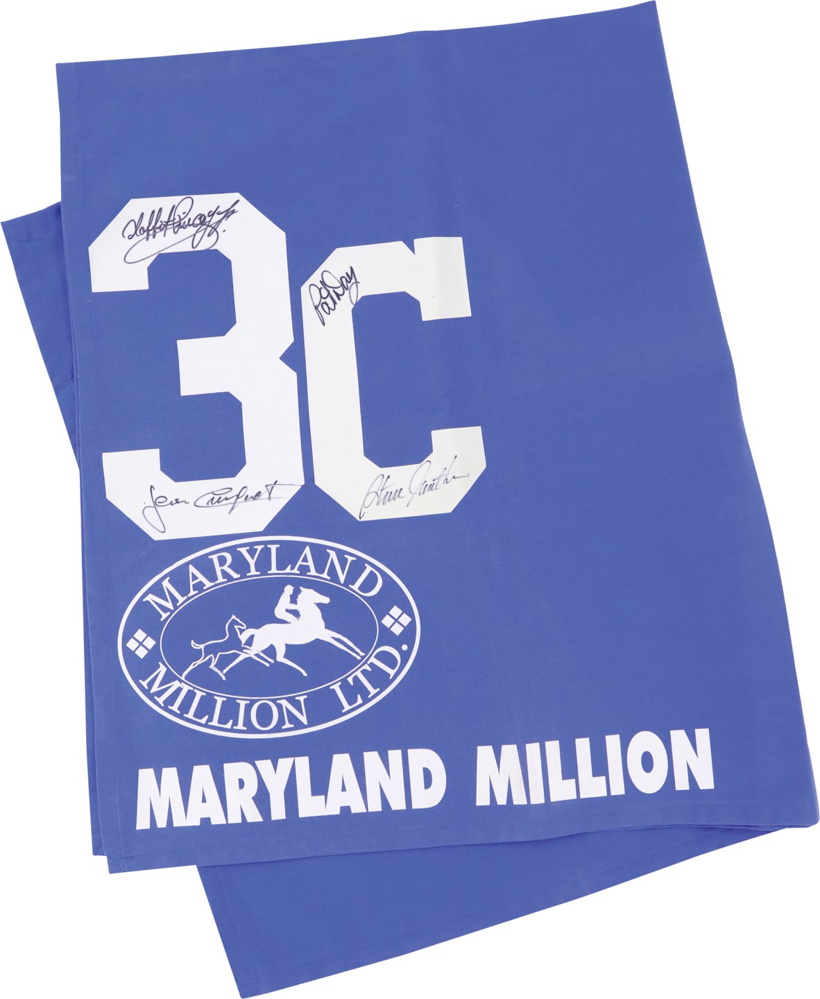 - Maryland Million Legends Signed Saddlecloth
