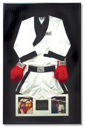 Muhammad Ali & Boxing - Muhammad Ali Autographed Display