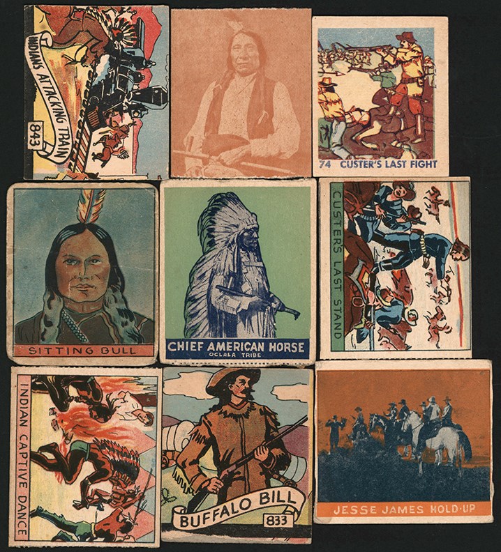 - 1930s Indians, Cowboys, & Western Non-Sport Card Collection (147)