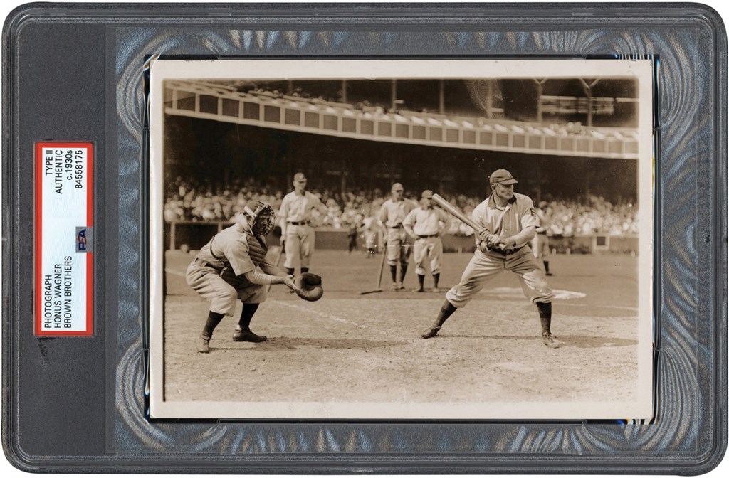 The Brown Brothers Photograph Collection - Honus Wagner Photograph (PSA Type II)