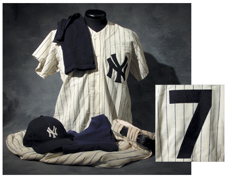 NY Yankees, Giants & Mets - Mickey Mantle Uniform From the Movie 61