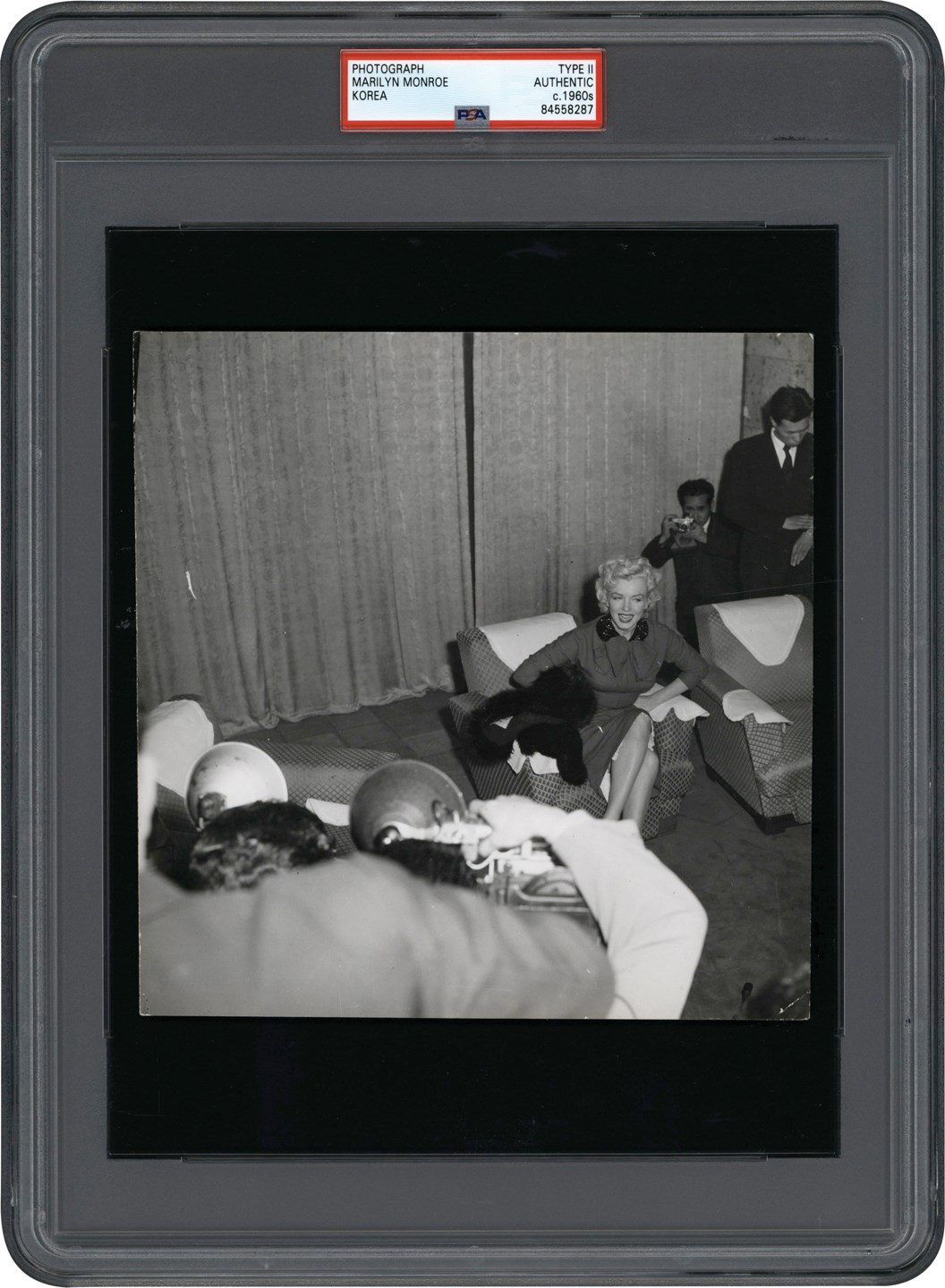 - 1954 Marilyn Monroe Japanese Press Conference Photograph (PSA Type II)