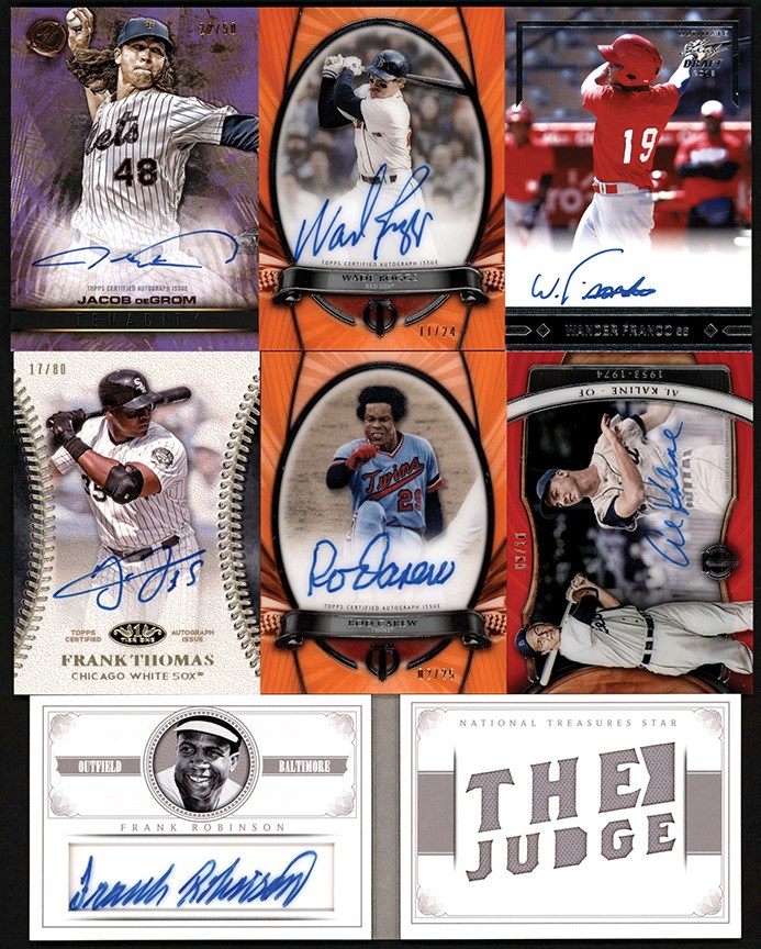 - Modern Multi-Sport Autograph Card Collection w/Hall of Famers and (8) Bobby Witt Jr. (61)