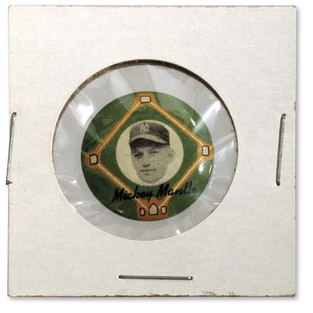 Mantle and Maris - Mickey Mantle Yellow Base Path Pin