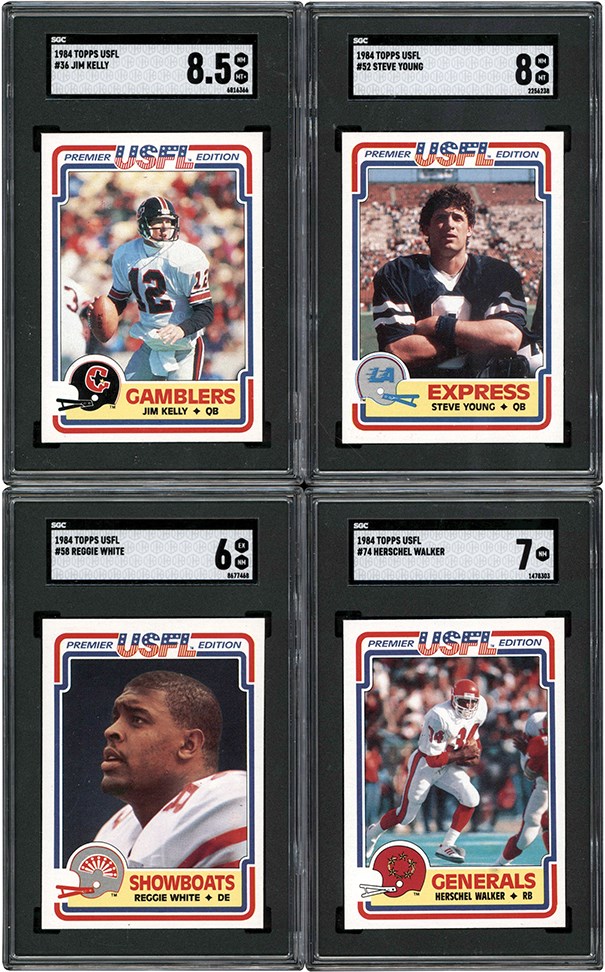 1984 Topps USFL Football Complete Set w/SGC Graded