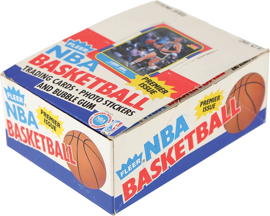 - 1986-1987 Fleer Basketball Wax Display Box