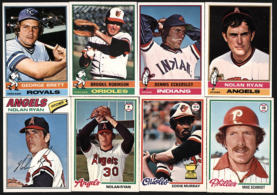 - 1976-1978 O-PEE-CHEE Baseball Complete Set Run (3)