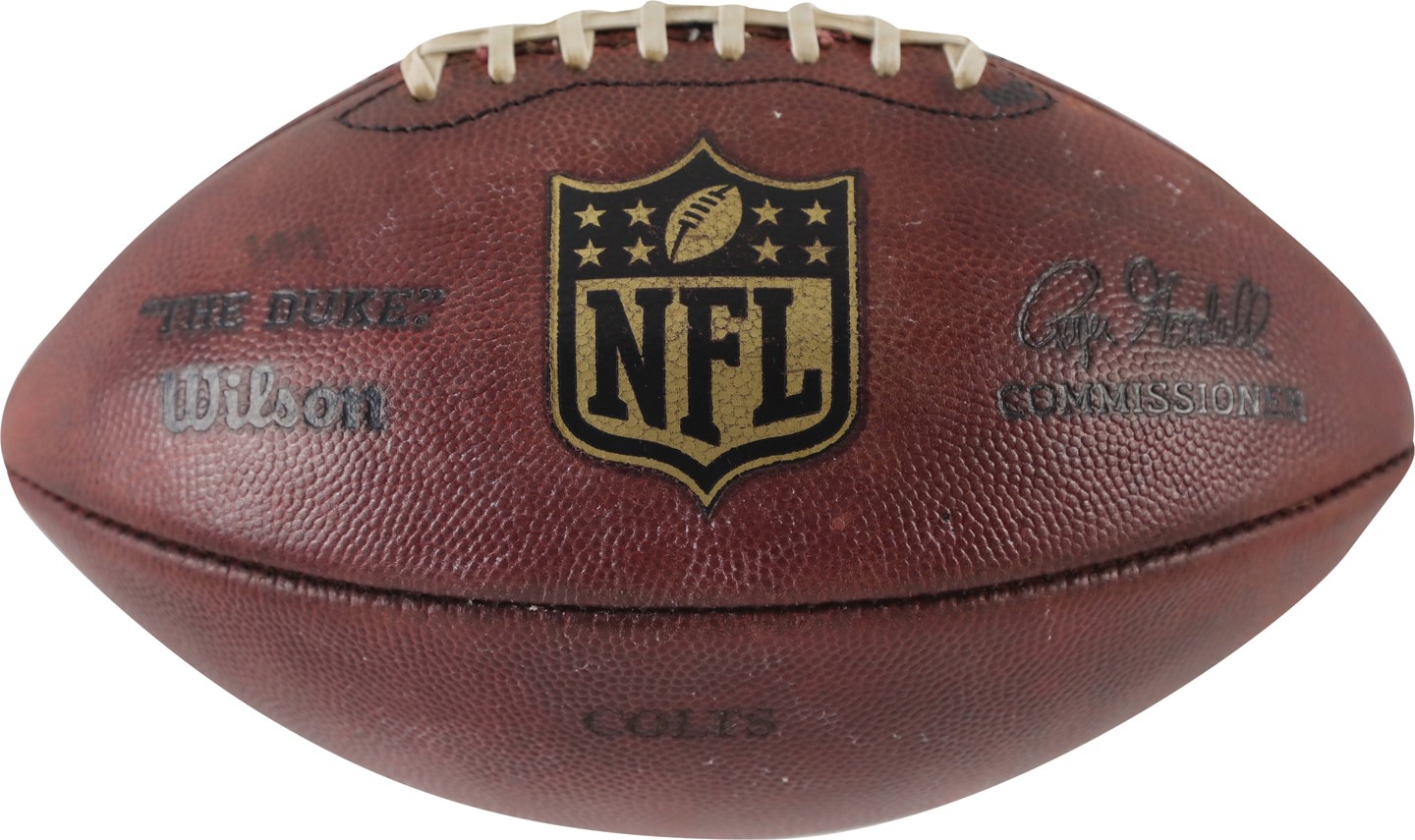 - Deflategate" Game Used Football (NFL Referee Provenance)