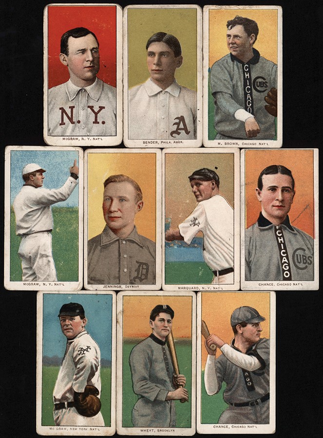 - 1909-11 T206 Hall of Fame Collection (24) All w/Sovereign Backs