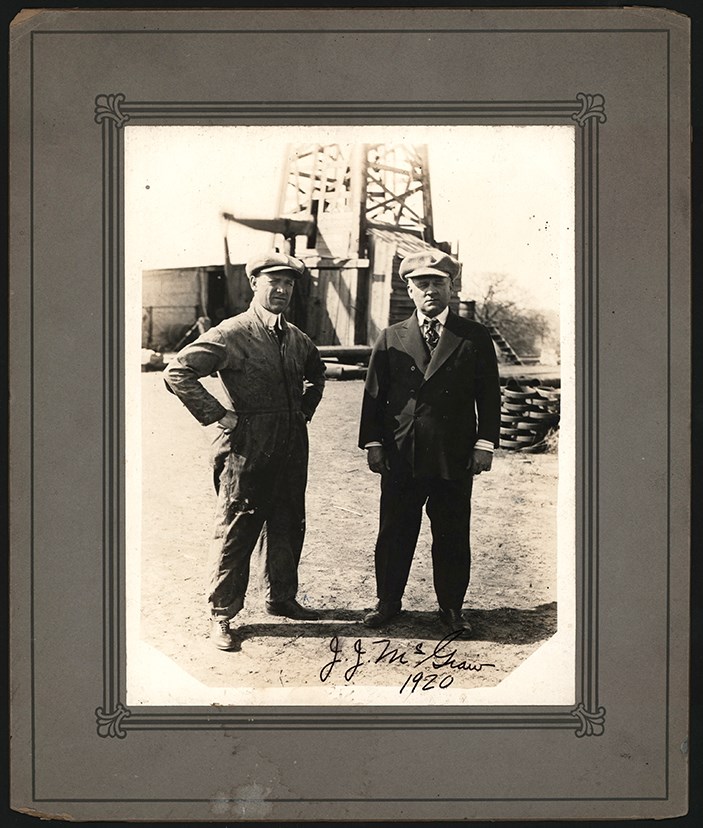 1920 John McGraw Large-Format Cabinet Photograph
