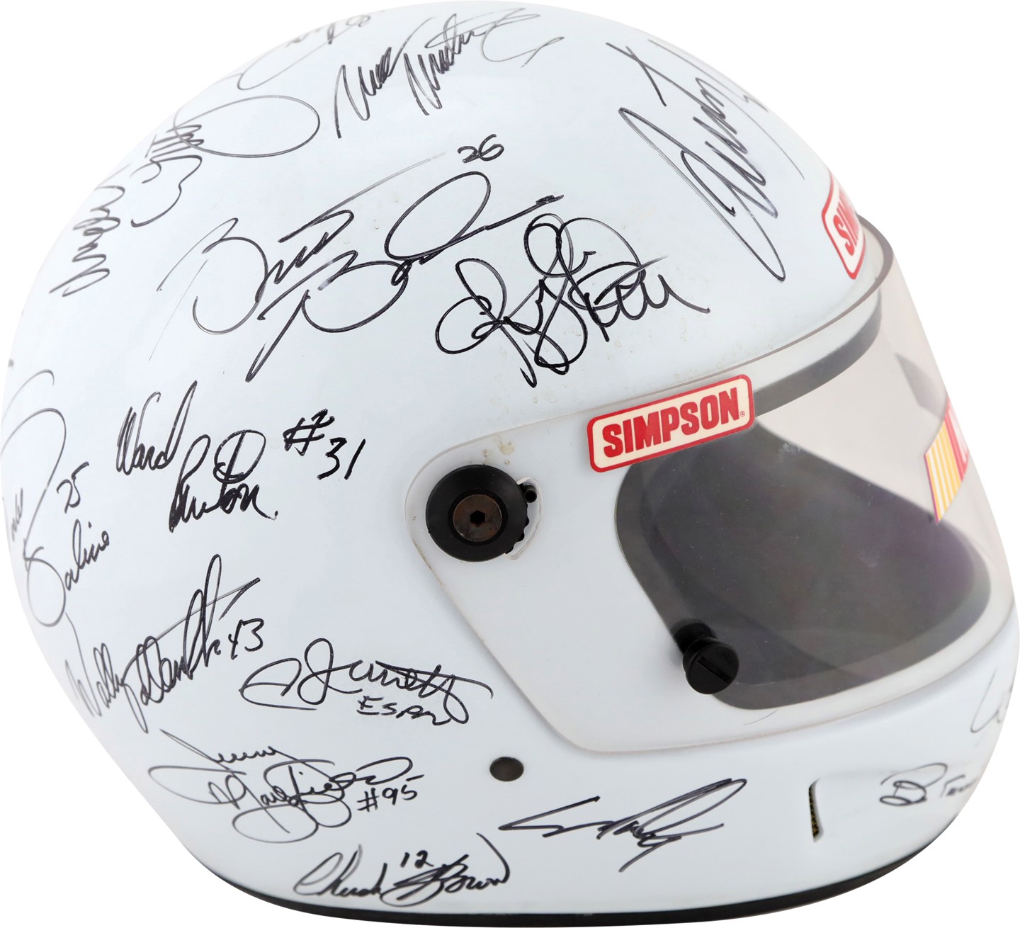 Olympics and All Sports - 1994 NASCAR Drivers Signed Helmet w/Dale Earnhardt