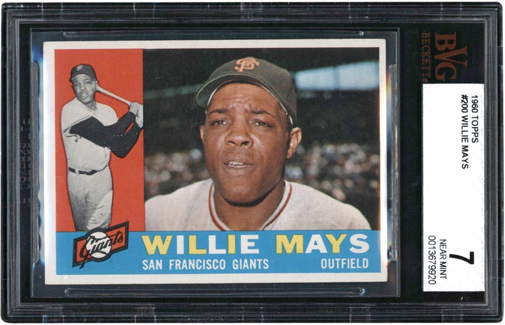 - 1959-1960 Topps & Fleer Collection (225+) w/Willie Mays BVG 7