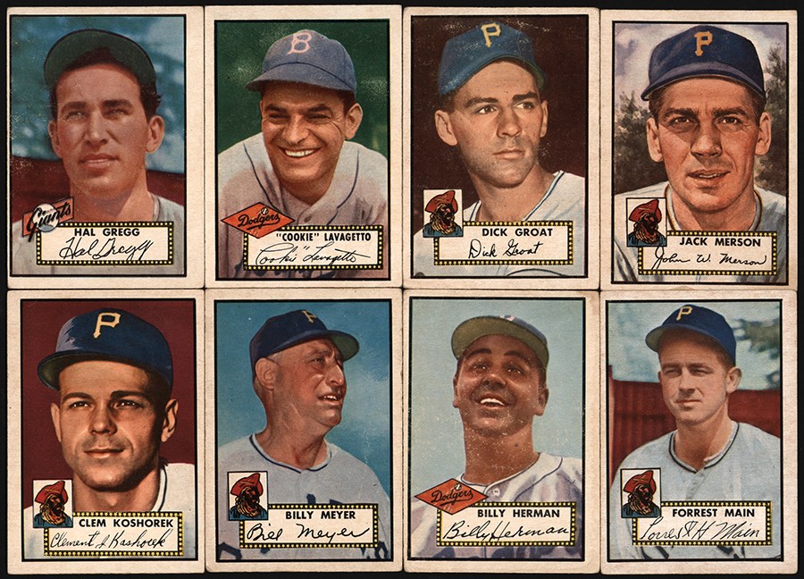- 1952 Topps Collection (75) w/15 High #'s